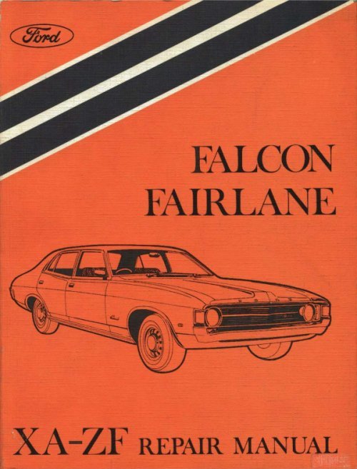 Product picture Ford Falcon XA Fairmont GT Fairlane ZF Repair Manual 