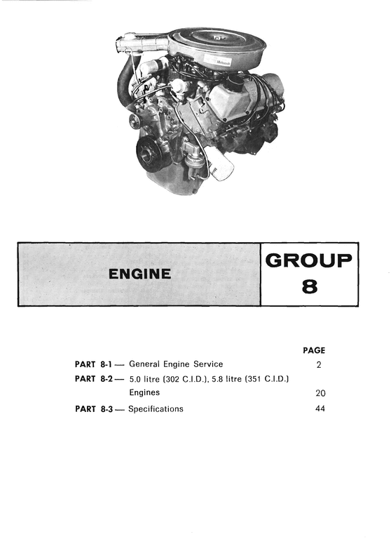 Product picture Ford 302 and 351 Cleveland Engine Overhaul Manual